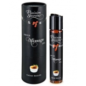 Массажное масло с ароматом крем брюле Huile de Massage Gourmande Creme Brulée - 59 мл. - Plaisir Secret - купить с доставкой во Владивостоке