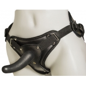 Женский страпон с вагинальной пробкой Woman Strap - 12 см. - LOVETOY (А-Полимер) - купить с доставкой во Владивостоке