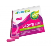 Возбуждающие капсулы Ladys Life - 14 капсул (0,35 гр.) - SuperCaps - купить с доставкой во Владивостоке
