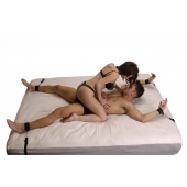 Бондаж для фиксации на кровати Frisky Bedroom Restraint Kit - XR Brands - купить с доставкой во Владивостоке