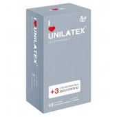 Презервативы с точками Unilatex Dotted - 12 шт. + 3 шт. в подарок - Unilatex - купить с доставкой во Владивостоке