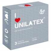 Презервативы с точками Unilatex Dotted - 3 шт. - Unilatex - купить с доставкой во Владивостоке