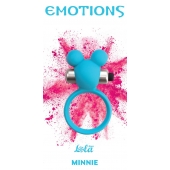Голубое эрекционное виброколечко Emotions Minnie Breeze - Lola Games - во Владивостоке купить с доставкой