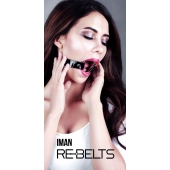 Чёрный чокер-кляп Iman Black - Rebelts - купить с доставкой во Владивостоке