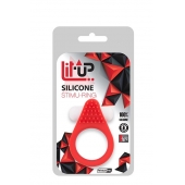 Красное эрекционное кольцо LIT-UP SILICONE STIMU RING 1 RED - Dream Toys - во Владивостоке купить с доставкой