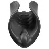 Чёрный мастурбатор Vibrating Silicone Stimulator с вибрацией - Pipedream - во Владивостоке купить с доставкой