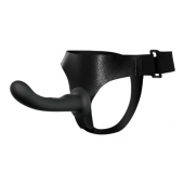Страпон с изогнутой головкой Ultra Harness Curvy Dildo - 15,8 см. - Baile - купить с доставкой во Владивостоке