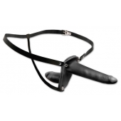 Женский страпон с вагинальной пробкой Double Penetrix Strap-on - 15 см. - Pipedream - купить с доставкой во Владивостоке