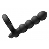 Насадка для двойного проникновения Double Fun Cock Ring with Double Penetration Vibe - XR Brands - во Владивостоке купить с доставкой