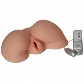 Телесная вибровагина из киберкожи с выносным пультом - LOVETOY (А-Полимер) - во Владивостоке купить с доставкой