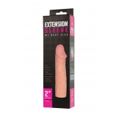 Телесная насадка-удлинитель Extension sleeve - 17 см. - Sitabella - во Владивостоке купить с доставкой