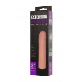 Насадка-удлинитель Extension sleeve телесного цвета - 18,5 см. - Sitabella - во Владивостоке купить с доставкой