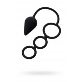Тройное эрекционное кольцо с анальным хвостом Drop M-size - Erotist Adult Toys - во Владивостоке купить с доставкой