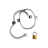 Металлические наручники на замке - ToyFa - купить с доставкой во Владивостоке