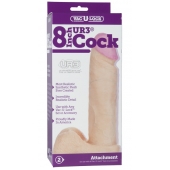 Ультрареалистичная насадка для трусиков Vac-U-Lock 8  ULTRASKYN Cock - 20,57 см. - Doc Johnson - купить с доставкой во Владивостоке