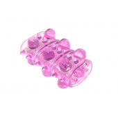 Розовая насадка на пенис Rings Armour - Lola Games - во Владивостоке купить с доставкой