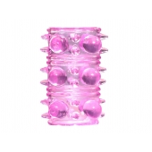 Розовая насадка на пенис Rings Armour - Lola Games - во Владивостоке купить с доставкой