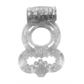 Прозрачное эрекционное кольцо Rings Treadle с подхватом - Lola Games - во Владивостоке купить с доставкой