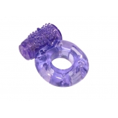 Фиолетовое эрекционное кольцо с вибрацией Rings Axle-pin - Lola Games - во Владивостоке купить с доставкой