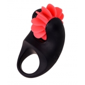 Чёрно-красное эрекционное виброкольцо Erotist - Erotist Adult Toys - во Владивостоке купить с доставкой