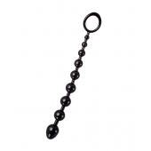 Черная анальная цепочка A-toys - 28,3 см. - A-toys во Владивостоке Черная анальная цепочка A-toys - 28,3 см. - A-toys