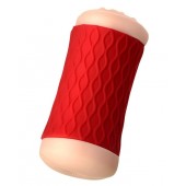 Двухсторонний мастурбатор JOS  NADIN в красном цилиндре - JOS - во Владивостоке купить с доставкой