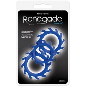 Набор из 3 синих эрекционных колец Renegade Gears - NS Novelties - во Владивостоке купить с доставкой