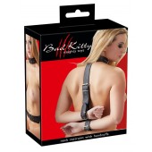 Фиксация на шею и запястья Bad Kitty Neck and Hand Restraints - Orion - купить с доставкой во Владивостоке