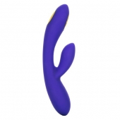 Фиолетовый вибратор с функцией электростимуляции Intimate E-Stimulator Dual Wand - 21,5 см. - California Exotic Novelties - купить с доставкой во Владивостоке