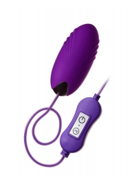 Фиолетовое виброяйцо с пультом управления A-Toys Cony, работающее от USB - A-toys