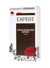 Гладкие презервативы Expert  Классическая опера  - 12 шт. - Expert - купить с доставкой во Владивостоке