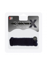 Чёрная веревка для связывания BONDX LOVE ROPE - 5 м. - Dream Toys - купить с доставкой во Владивостоке