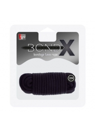 Черная веревка для связывания BONDX LOVE ROPE - 10 м. - Dream Toys - купить с доставкой во Владивостоке