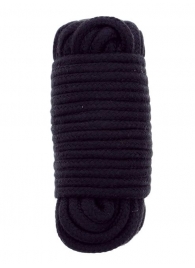 Черная веревка для связывания BONDX LOVE ROPE - 10 м. - Dream Toys - купить с доставкой во Владивостоке