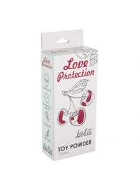 Пудра для игрушек Love Protection с ароматом вишни - 30 гр. - Lola Games - купить с доставкой во Владивостоке