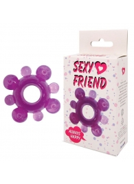 Фиолетовое эрекционное кольцо Sexy Friend - 1137 - во Владивостоке купить с доставкой