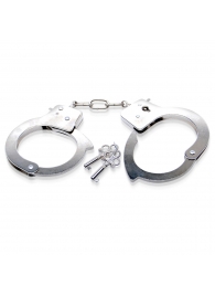 Металлические наручники Metal Handcuffs с ключиками - Pipedream - купить с доставкой во Владивостоке