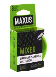 Презервативы в железном кейсе MAXUS Mixed - 3 шт. - Maxus - купить с доставкой во Владивостоке