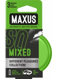 Презервативы в железном кейсе MAXUS Mixed - 3 шт. - Maxus - купить с доставкой во Владивостоке