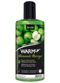 Массажное масло WARMup Green Apple с ароматом яблока - 150 мл. - Joy Division - купить с доставкой во Владивостоке