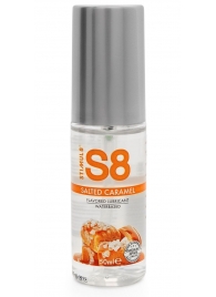Лубрикант S8 Flavored Lube со вкусом солёной карамели - 50 мл. - Stimul8 - купить с доставкой во Владивостоке