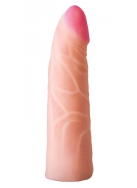 Фаллическая насадка на трусики харнесс - 17,5 см. - LOVETOY (А-Полимер) - купить с доставкой во Владивостоке