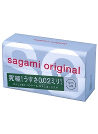 Ультратонкие презервативы Sagami Original - 12 шт. - Sagami - купить с доставкой во Владивостоке