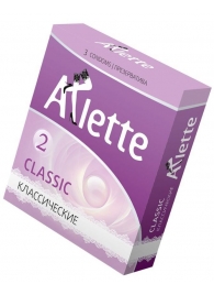 Классические презервативы Arlette Classic - 3 шт. - Arlette - купить с доставкой во Владивостоке