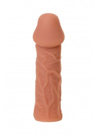 Телесная реалистичная насадка KOKOS Extreme Sleeve 05 с дополнительной стимуляцией - 12,7 см. - KOKOS - во Владивостоке купить с доставкой