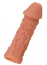 Телесная реалистичная насадка KOKOS Extreme Sleeve 05 с дополнительной стимуляцией - 12,7 см. - KOKOS - во Владивостоке купить с доставкой