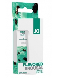 Стимулирующий клиторальный гель со вкусом мятного шоколада JO Mint Chip Chill - 10 мл. - System JO - купить с доставкой во Владивостоке
