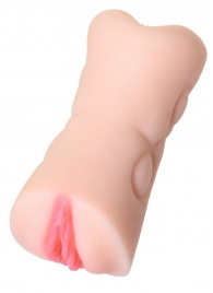 Телесный двусторонний мастурбатор Rich Fruit - вагина и анус - ToyFa - во Владивостоке купить с доставкой