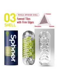 Мастурбатор SPINNER Shell - Tenga - во Владивостоке купить с доставкой
