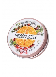 Массажная свеча «Праздника массаж» с ароматом мандарина - 30 мл. - ToyFa - купить с доставкой во Владивостоке
